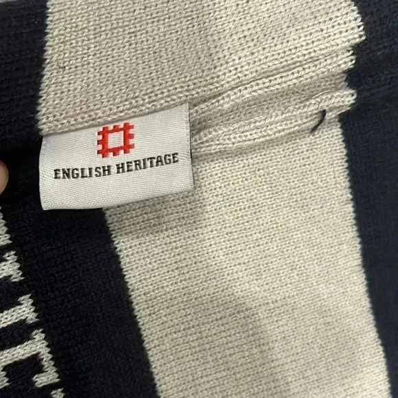 [7*56”]Stonehenge 100 Acrylic Black/Gray White  Band Men Scarf - Picture 3 of 3